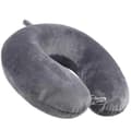 Life Hall Resekudde - Nackkudde i Memory Foam, Lyxig Kompakt och Lätt Quick Pack (grå)