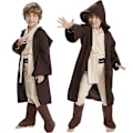 Miniatyrbild 1 av 5: 4-12 år Barn Pojkar Star Wars Obi-Wan Kenobi Jedi Knight Kostym Bokvecka Dag Fancy Dress Halloween Party Uniform Robe Byxor Bälte Cosplay Kläder 7-9 Years