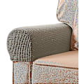 Miniatyrbild 1 av 4: Stretch Armrest Covers Spandex Arm Covers För Stolar Soffa Fåtölj Slipcovers För Recliner Soffa Med Twist Pins 2pcs Olive green