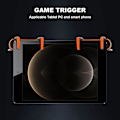 Miniatyrbilde 2 av 5: Seks finger for iPad Pubg Controller Kapasitans Justerbar Mobil Spill Trigger L1r1 Knapp Gamepad