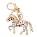 Pikkukuva 1 / 2: Rhinestone-hevosriipus avaimenperä avaimenperä avaimenperä lahja (kahvi)