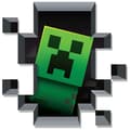 Creeper inni veggdekor, Minecraft løper unna