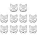 Pikkukuva 1 / 4: 10 kpl Face Masks Tyhjä naamio Arviointiin Diy Ing Masquerade (kissa)