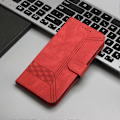 Pikkukuva 5 / 5: Kotelo Samsung Galaxy S21 5G PU-nahkalompakko puhelinkotelo korttipidikkeellä, kääntöfolio, yhteensopiva Samsung Galaxy S21 5G -kotelon kanssa Red