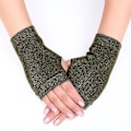 Miniatyrbillede 1 af 5: Par Vinterhandsker Dame Fingerløse Handsker Uden Fingre Kvinder Cashmere Varme Vinterhandsker Hånd Håndled Varmer Luffer Army free size