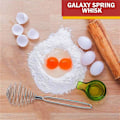 Miniatyrbild 1 av 5: Spiralvisp Handmixer Blender Äggvispare Rostfritt Stål Verktyg