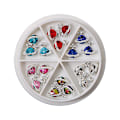 Miniatyrbillede 3 af 5: 3D Charms Legering Deco Charms Neglekunst Planet Rhinestone Charms Planetarisk Negl 2