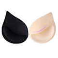 Miniatyrbillede 2 af 3: 2x Kvinders BH-Top Push Up BH-Puder Indlæg Svampe Brystforstærkere Bikini Puder Skin