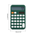 Miniatyrbillede 2 af 4: Desktop Lommeregner, 12-cifret stor LCD-skærm Standardfunktion Desktop Lommeregner Bærbar sød lommeregner til hjemmekontor, grøn Green