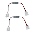 Miniatyrbilde 1 av 4: 2x LED Strobe-kontroller blinkende mønstre og hastighetsjustering