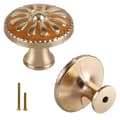 10 pcs Kitchen Knobs Handles, Round Metal Knobs for Cabinets