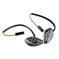 Miniatyrbillede 2 af 5: 1 par motorcykel flush LED blinklys lys rav for Honda Grom 2014-2016