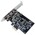 Pikkukuva 2 / 5: PCI-E - 1394 FireWire -kortti, PCI-Ex1 - IEEE 1394 3-portinen FireWire -kortti, tukee 1440X1080 -resoluutiota
