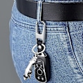 Miniatyrbillede 4 af 7: Kreativ Leopard Nøglering Bil Nøglering Taske Charm Gave