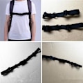 Miniatyrbillede 1 af 3: Brystsele Justerbar taske Rygsæk Webbing Sternum Strap Clip Spænde