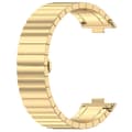 En perle rustfritt stålrem for Huawei Watch Fit 3 Gold