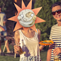 Pikkukuva 2 / 5: Aurinko ja Kuu Klovni Maski Security Breach Sundrop Moondrop Cosplay Rekvisiitta Halloween-asu