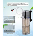 Miniatyrbilde 4 av 5: 8w akvariefilter 4 i 1 intern filter, 600l/h nedsenkbar fisketankpumpe oksygenbølgemaskin