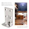 Miniatyrbilde 4 av 5: 2 sett Marine Grade Rustfritt Stål Bord Brakett Sett Avtakbar Multiple Use For House Boat Marine silver