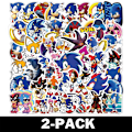 Pikkukuva 1 / 4: 50 kappaletta Sonic Stickers / Stickers xixl 2-Pack