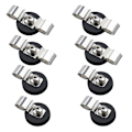 Pikkukuva 1 / 5: 22 mm:n magneettiset kaapelipidikkeet, anti-scratch magneettikoukut, raskaat, liukumattomat kaapelipidikkeet, vahvat magneet BlackSilver
