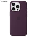 Fodral för iPhone 16 Pro med MagSafe Flytande Silikon Telefon Baksida med Induktions Popover-funktion-d8km_bs8z Purple