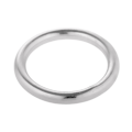 Miniatyrbillede 2 af 5: Marinebåd 304 rustfrit stål poleret glat svejset ring 8 x 70 mm