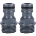 Miniatyrbillede 1 af 3: 2 stk. Hangevind lynkobling Nippel Haveslange Vandhane Nippel Adapter Vandingsværktøj