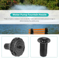 Miniatyrbild 5 av 5: 9st små fontänmunstycken vatten fontän munstyckshuvuden för damm fontän dränkbar pumppool black