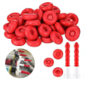 Miniatyrbilde 1 av 5: 10/20/30/50/80/100 stk Caulk Beskyttelseshette Caulk Sealer Saver Åpent tetningsrør for forsegling og konservering 80Pcs