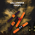 Miniatyrbilde 5 av 5: Slap Armbånd Søt 3D Dukke DEcor Morsom Foldbar Høytidsgaver Justerbar Halloween Spøkelsesfestival Gresskar Edderkopp Snap Band C