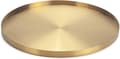 Guld Rund Serveringsbakke Rustfrit Stål Smykker og Makeup Organizer/Lysfad Dekorativ Bakke (30cm)