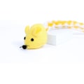 Miniatyrbild 1 av 7: Mjuk Långsvansad Mus Inbyggd Catnip Färgglad Självlycklig Rolig Katt Interaktiv Tuggleksak Katttillbehör Kattleksaker Gul Yellow