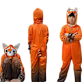 Pikkukuva 2 / 5: 5-10-vuotiaiden lasten Turning Red -cosplay-asu 8-10 Years