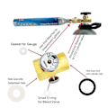 Miniatyrbillede 4 af 4: CO2 Cylinder Genopfyldningsadapter Fyldestation Tr21-4 Cga320 Kompatibel med Soda Stream Maker Health