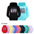 Miniatyrbild 3 av 5: 3-16 år Barn Pop Taylor Swift The Eras Tour Tryckt Hoodie Flickor Pojkar Hooded Sweatshirt Pullover Toppar White 13-14T 160CM