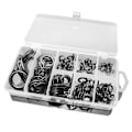 Miniatyrbilde 1 av 5: 75 stk/parti blandet størrelse fiskestang guide spissen Sterk line ringer Fiskestang guide guider tips sett Repai