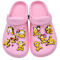 Pikkukuva 3 / 5: 12 kpl Garfield söpö sarjakuva lihava kissa kengät Croc Jibbitz Charms DIY tarvikkeet kengän napit koristeet aikuiset lapset juhlapuolueet