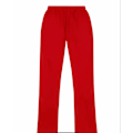 Miniatyrbild 4 av 4: Herr sport casual fyra säsonger långa utsvängda byxor slim fit dragsko elastisk midja enfärgade byxor Red XXL