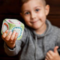Pikkukuva 5 / 6: Pyörivä Magic Bean Cube, Pyörivät tölkit Puzzle Bean Cube toy, paranna tarkennusta ja kehitä kuutiopapuja lapsille