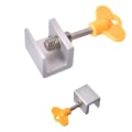 Miniatyrbilde 2 av 5: Skyvedørslåser 4 stk. Skyvedørstopper Justerbar vinduslås Justerbar skyvedørstopper Aluminiumslegering Skyvedørslås Vindusek.