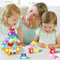 Pikkukuva 5 / 6: Montessori-lelut 1-vuotiaille, puiset lelut lapsille lajittelupeli, palapeli, opetuslelut, syntymäpäivälahja vauvalle (porkkanaleikki) Building Blocks
