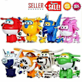 Miniatyrbillede 2 af 4: 8 stk Sæt Tv Animation Super Wings Transforming Plane Mini Characters Kid Legetøj Jt.