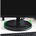 Miniatyrbilde 3 av 5: 12 Tommer Heavy Duty Roterende Svingbar Stål Stativ For Monitor TV Dreieskive Lazy Susans Svart Rund Sha