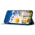 Pikkukuva 4 / 5: Samsung Galaxy A55 5g -puhelimen nahkakotelon case , jossa on kukkakuvio Baby Blue
