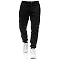 Miniatyrbild 1 av 5: 2023 Ny Höst & Vinter Herr Tracksuit Set Mode Tryckt Dragkedja Huva Sweatshirt + Sweatpants 2-Delar Set Jogging Casual Kläder Black Pant 4XL