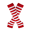 Pikkukuva 1 / 5: 1/2/3/5 Polven yläpuoliset sukat paksuille reisille Helppokäyttöiset ja tyylikkäät Punainen ja valkoinen Red and white 1Set