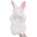 Miniatyrbild 3 av 5: Djur Handdocka Plyschleksak Handdocka Berättande Dockor Leksak Handskdockor Tidig Utbildning Pedagogiska Leksaker Barnpresenter White Bunny