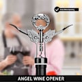 Pikkukuva 4 / 5: Viinipullonavaaja, 3 in 1 sinkkiseos Premium Wing Corkscrew Viinipullonavaaja monitoimipullolla Black Gray