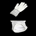 Miniatyrbild 3 av 3: Blinkande handskar lyser 7 lägen Led Rave Light Finger Lighting Mitt Black -sa